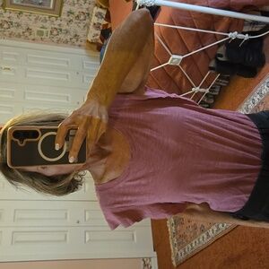 Liverpool Women's Pink Ruffle Sleeve Top